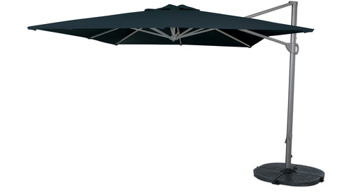 Titan 2.5m Square Cantilever Outdoor Umbrella - Black  